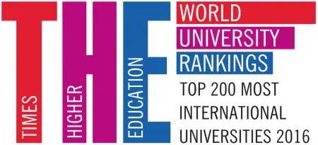 the 200 most international universities 2016