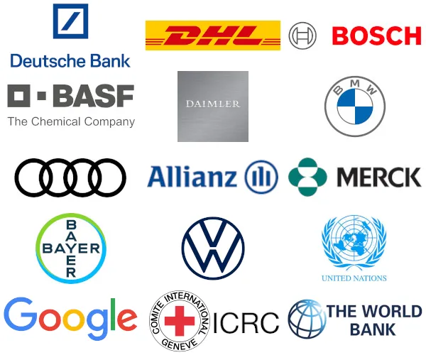 our alumni work for these organisations